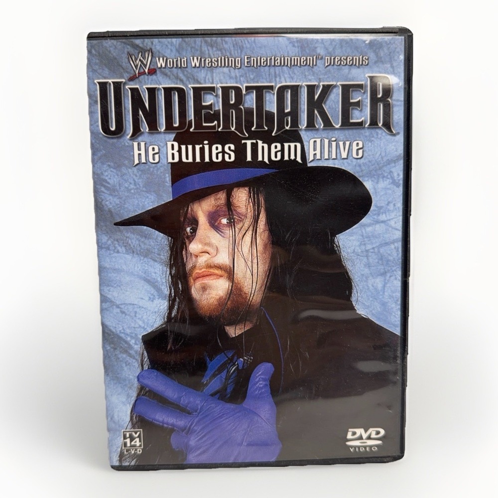 WWE Undertaker He Buries Them Alive DVD 2003 Wrestling Matches WWF OOP Kwang